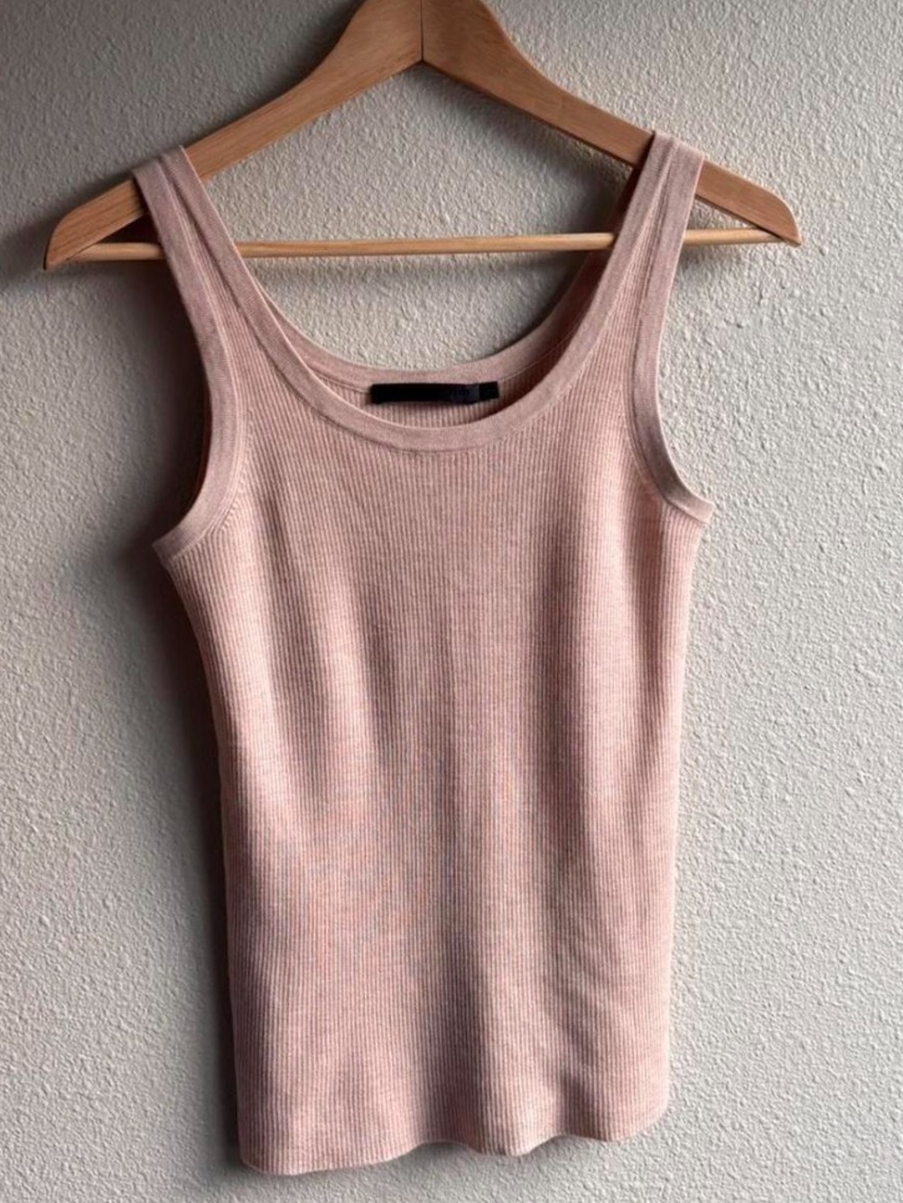 Merino Wool Tank Top - Pink
